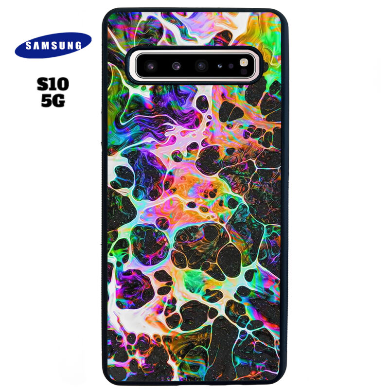 Rainbow Web Phone Case Samsung Galaxy S10 5G Phone Case Cover