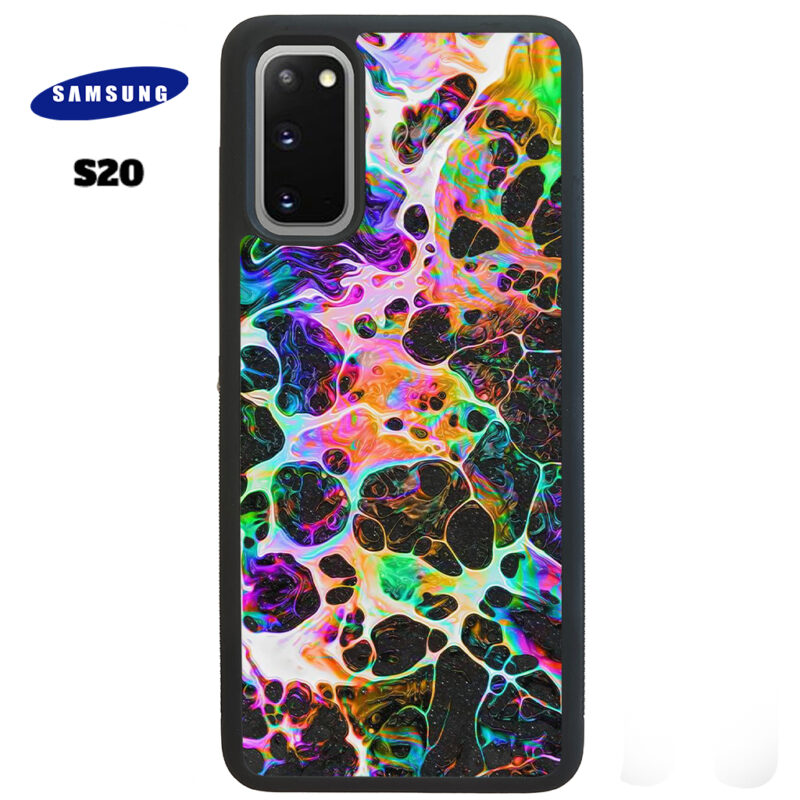 Rainbow Web Phone Case Samsung Galaxy S20 Phone Case Cover