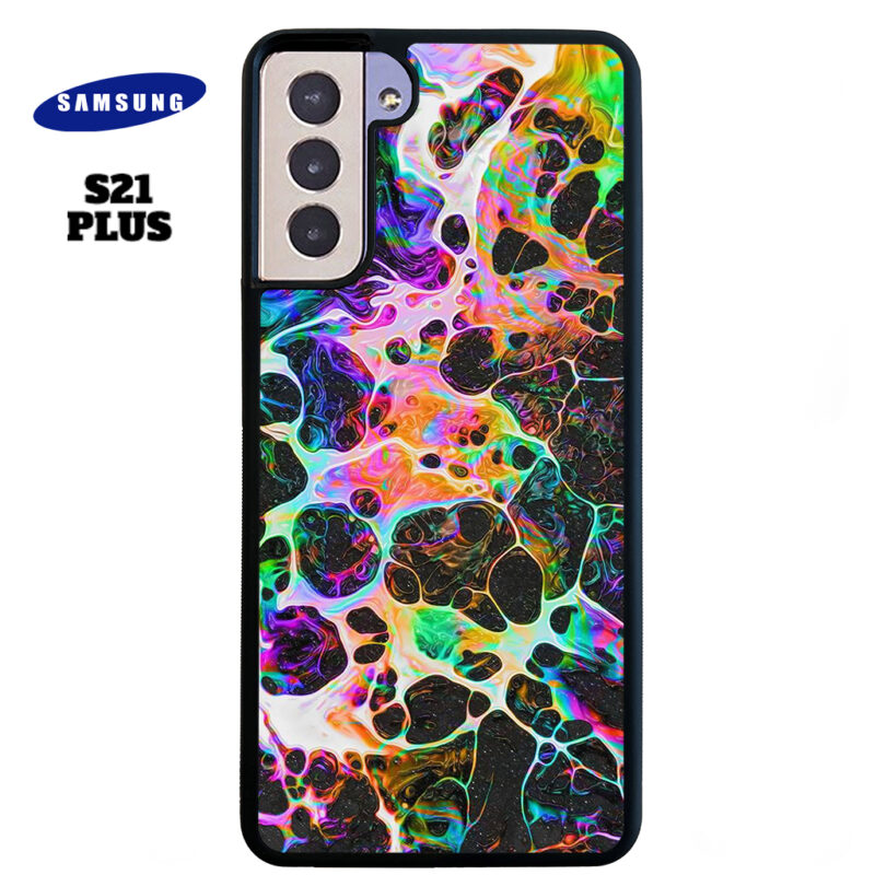 Rainbow Web Phone Case Samsung Galaxy S21 Plus Phone Case Cover