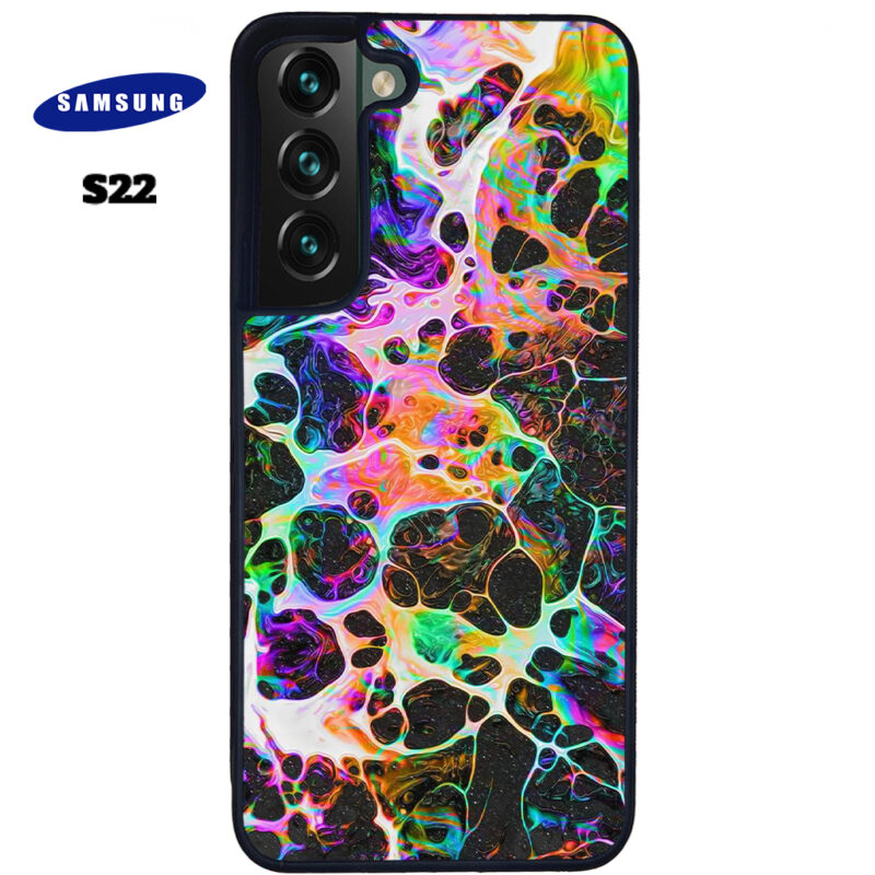 Rainbow Web Phone Case Samsung Galaxy S22 Phone Case Cover