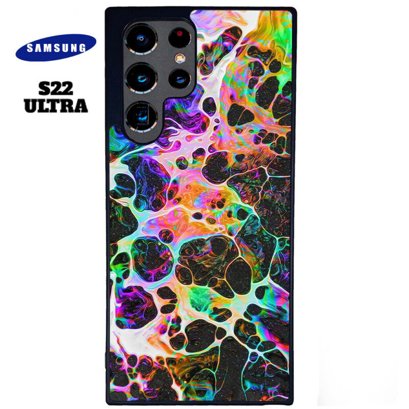 Rainbow Web Phone Case Samsung Galaxy S22 Ultra Phone Case Cover