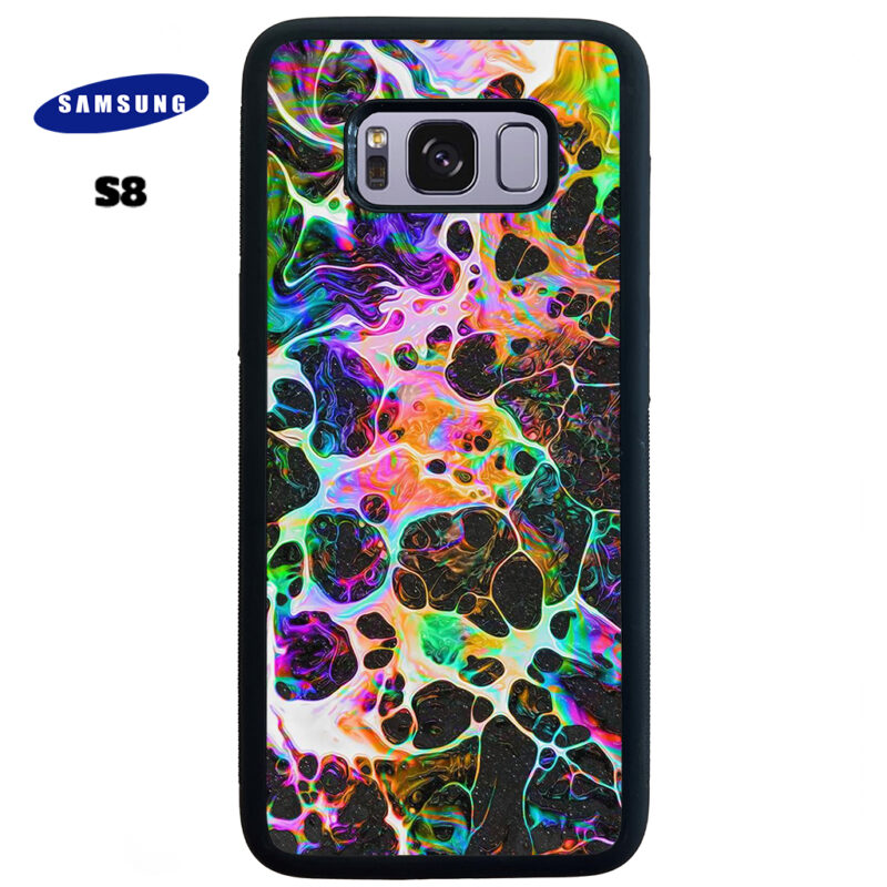 Rainbow Web Phone Case Samsung Galaxy S8 Phone Case Cover