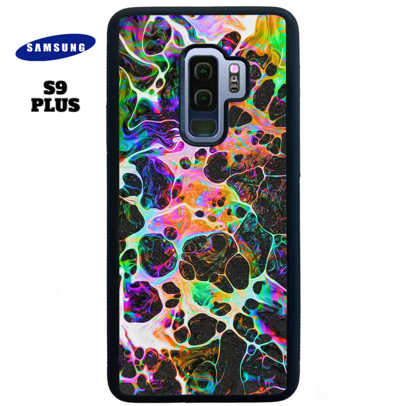 Rainbow Web Phone Case Samsung Galaxy S9 Plus Phone Case Cover