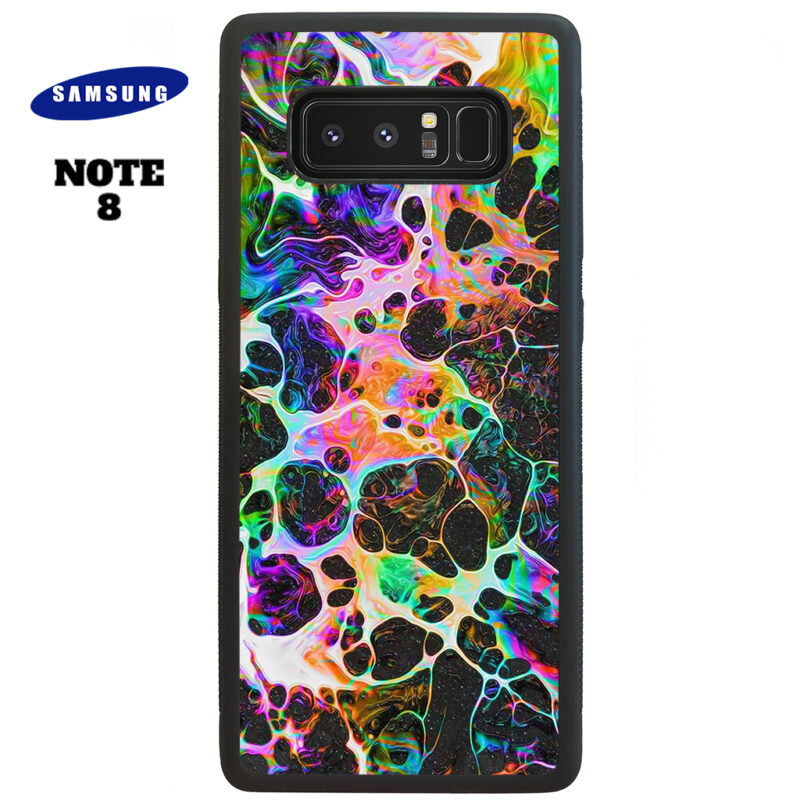 Rainbow Web Phone Case Samsung Note 8 Phone Case Cover