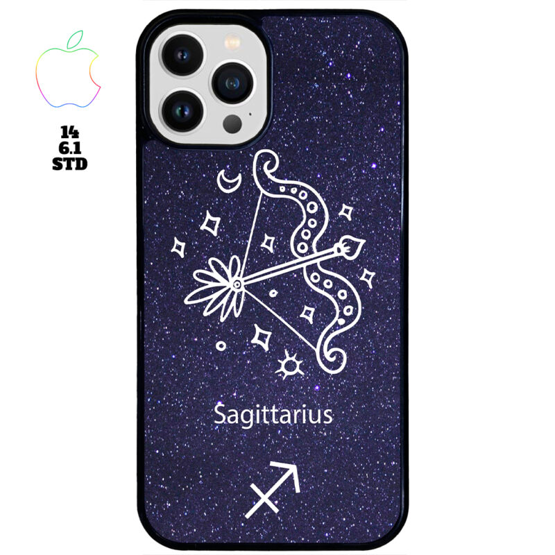 Sagittarius Zodiac Stars Apple iPhone Case Apple iPhone 14 6.1 STD Phone Case Phone Case Cover