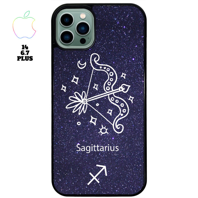 Sagittarius Zodiac Stars Apple iPhone Case Apple iPhone 14 6.7 Plus Phone Case Phone Case Cover
