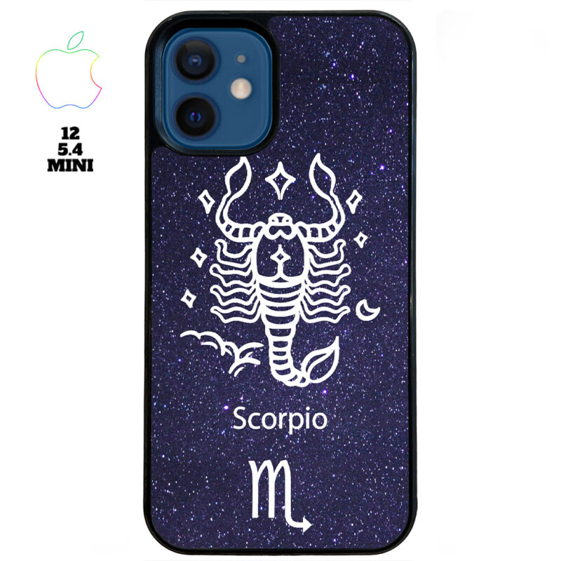 Scorpio Zodiac Stars Apple iPhone Case Apple iPhone 12 5 4 Mini Phone Case Phone Case Cover