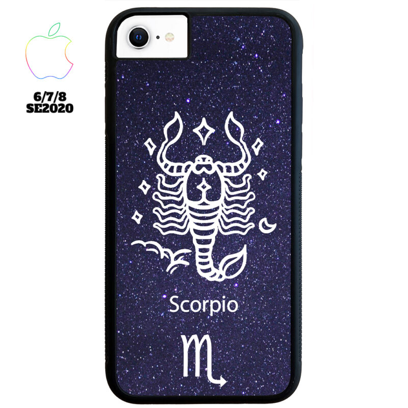 Scorpio Zodiac Stars Apple iPhone Case Apple iPhone 6 7 8 SE 2020 Phone Case Phone Case Cover