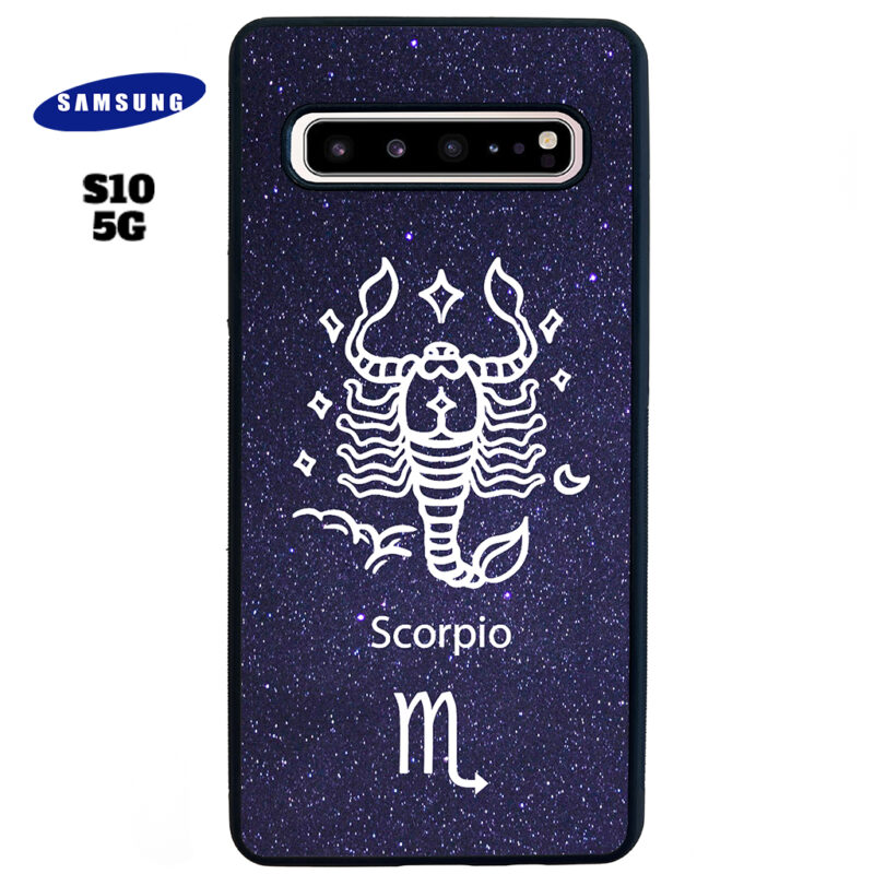 Scorpio Zodiac Stars Phone Case Samsung Galaxy S10 5G Phone Case Cover