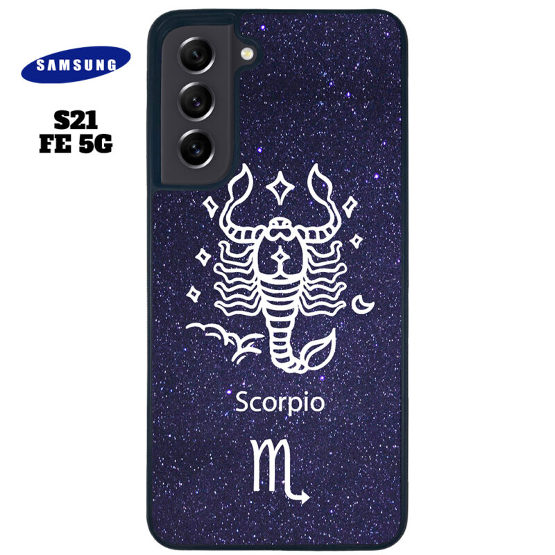 Scorpio Zodiac Stars Phone Case Samsung Galaxy S21 FE 5G Phone Case Cover