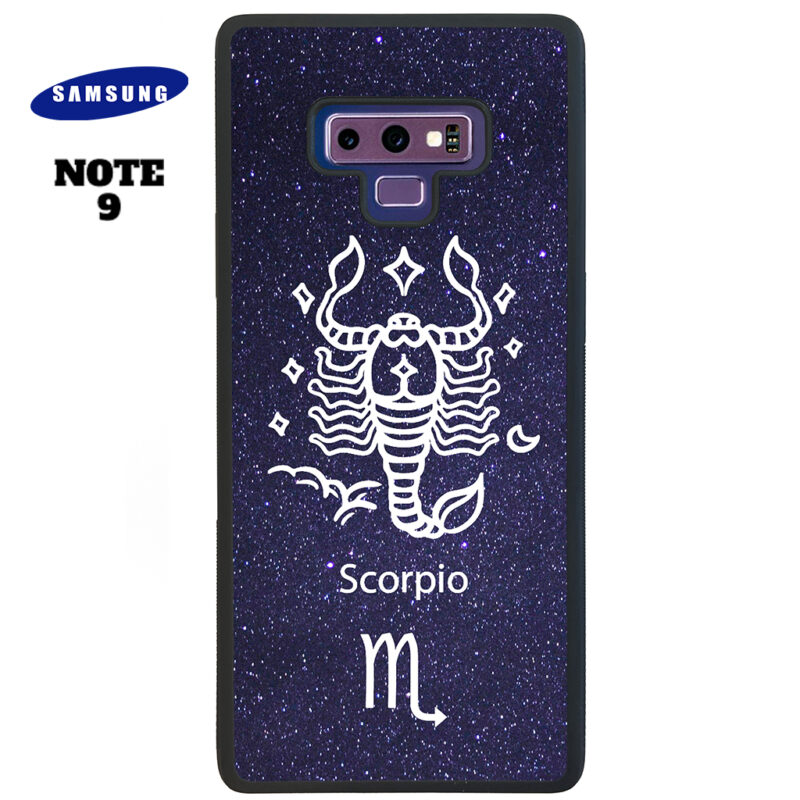 Scorpio Zodiac Stars Phone Case Samsung Note 9 Phone Case Cover