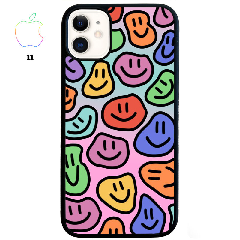 Smily Face Apple iPhone Case Apple iPhone 11 Phone Case Phone Case Cover