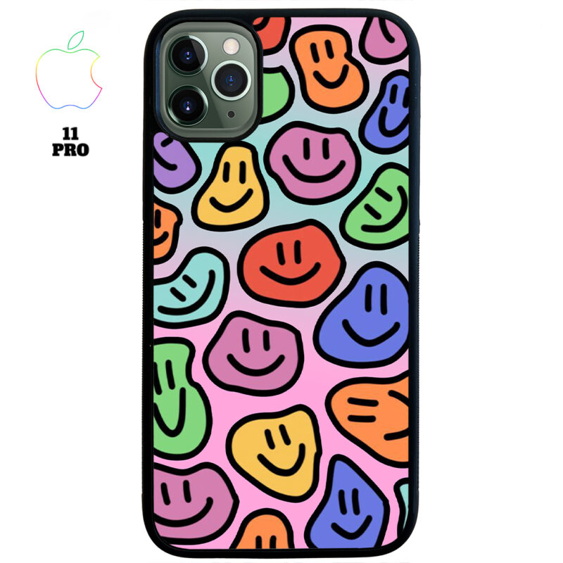 Smily Face Apple iPhone Case Apple iPhone 11 Pro Phone Case Phone Case Cover