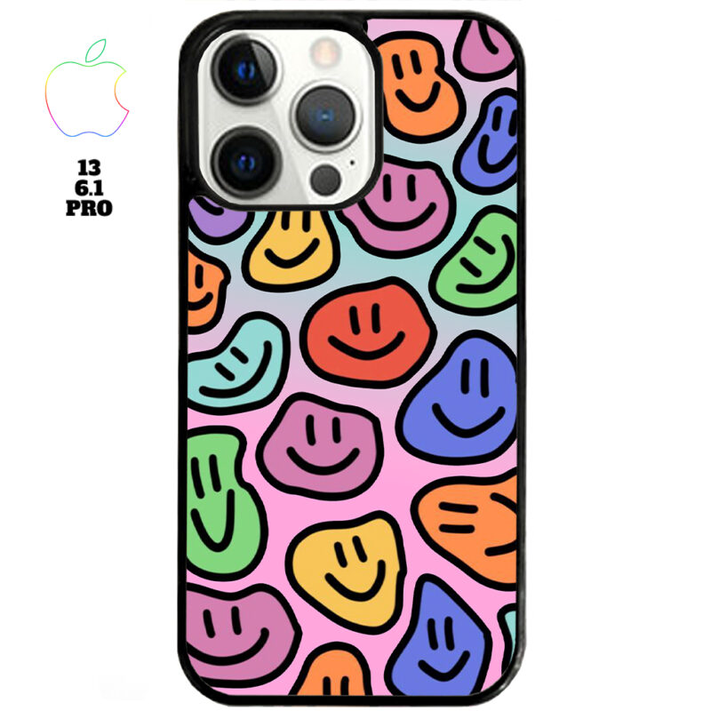 Smily Face Apple iPhone Case Apple iPhone 13 6.1 Pro Phone Case Phone Case Cover