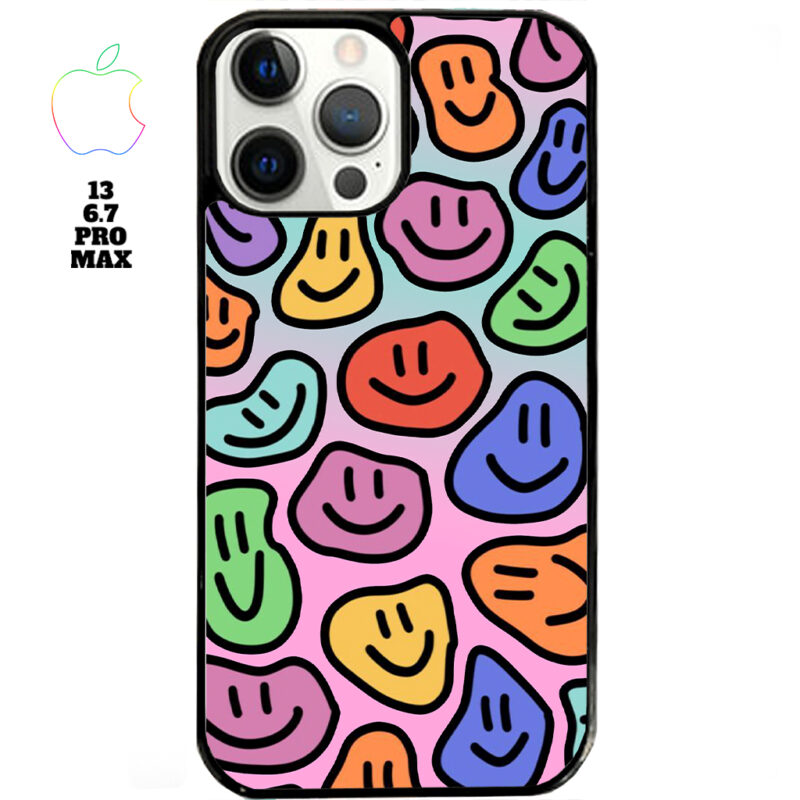 Smily Face Apple iPhone Case Apple iPhone 13 6.7 Pro Max Phone Case Phone Case Cover