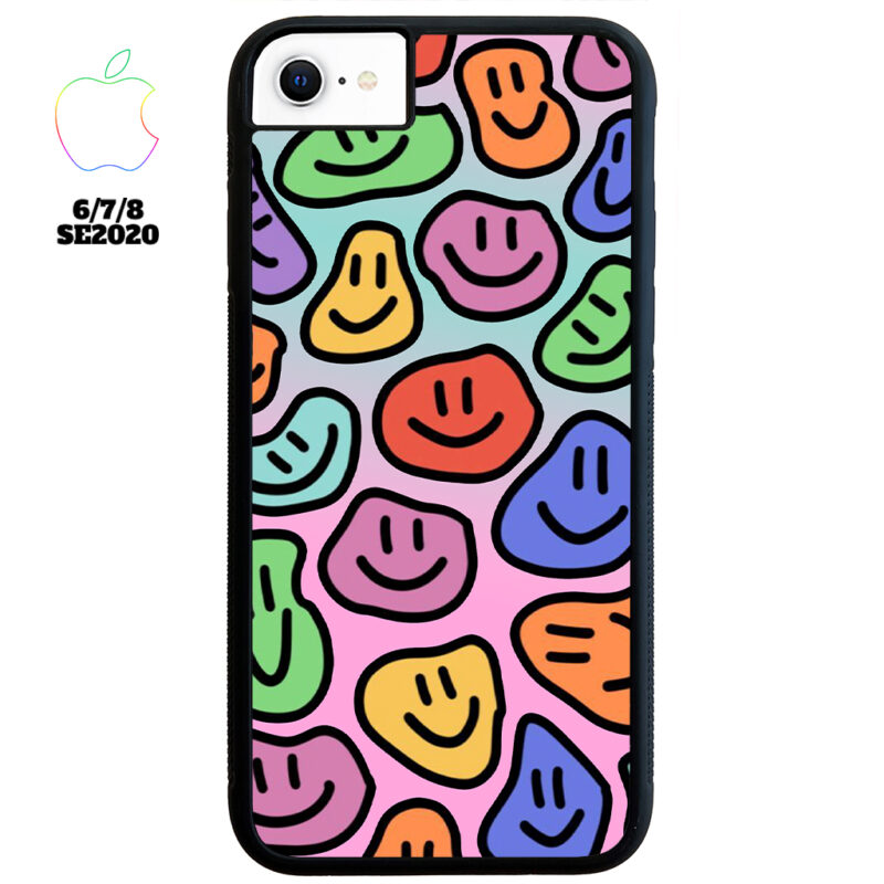 Smily Face Apple iPhone Case Apple iPhone 6 7 8 SE 2020 Phone Case Phone Case Cover