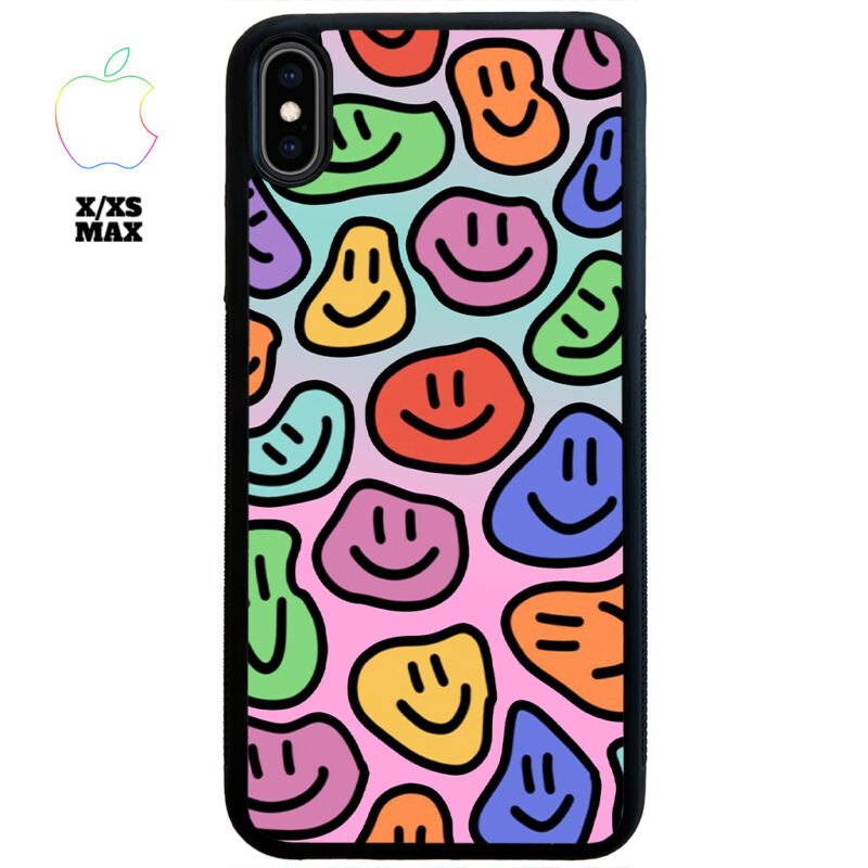 Smily Face Apple iPhone Case Apple iPhone X XS Max Phone Case Phone Case Cover