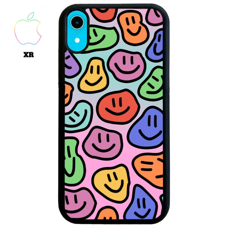 Smily Face Apple iPhone Case Apple iPhone XR Phone Case Phone Case Cover