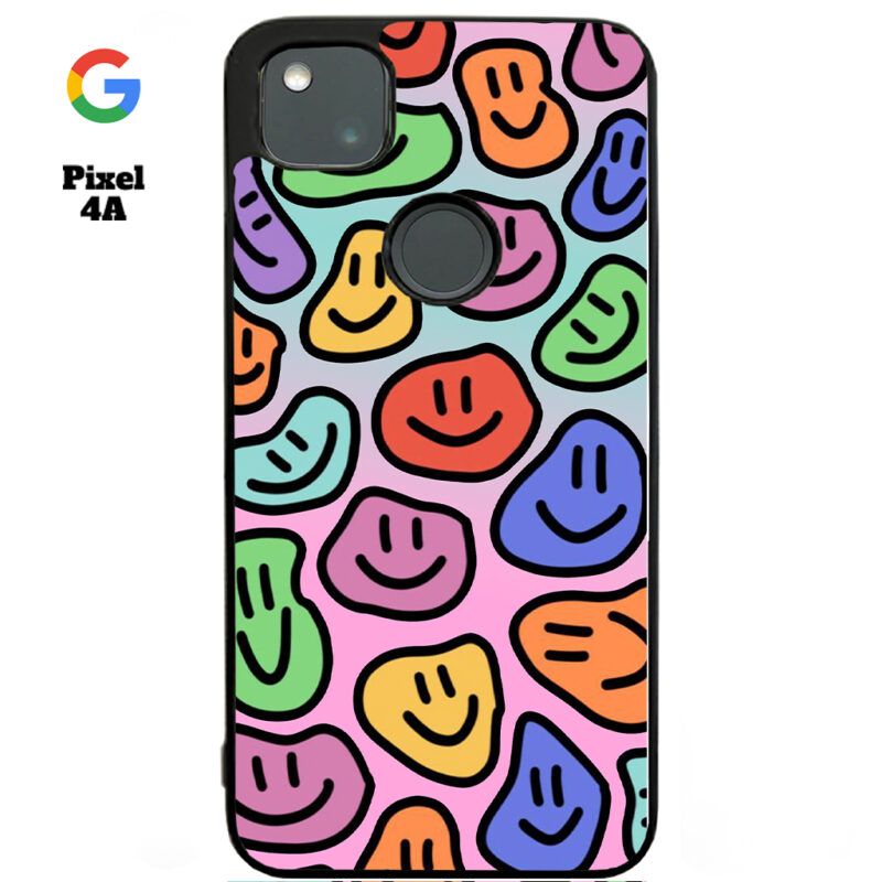 Smily Face Phone Case Google Pixel 4A Phone Case Cover