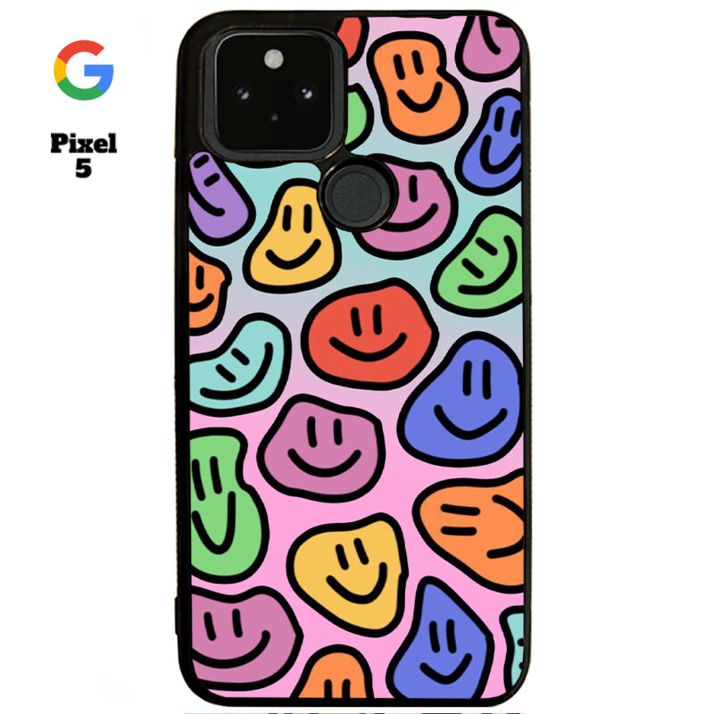 Smily Face Phone Case Google Pixel 5 Phone Case Cover