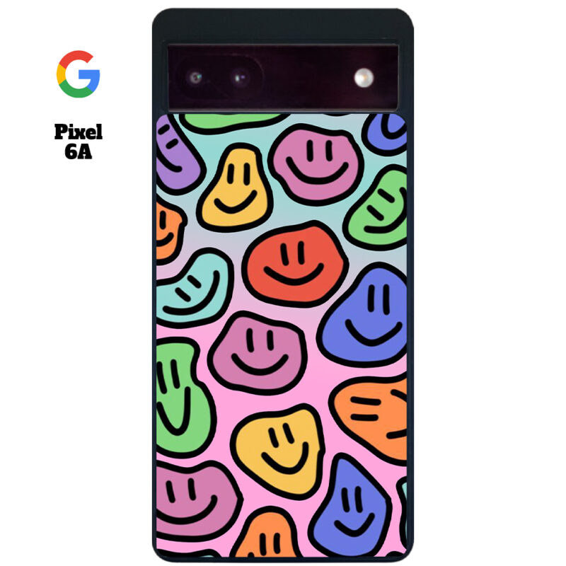 Smily Face Phone Case Google Pixel 6A Phone Case Cover