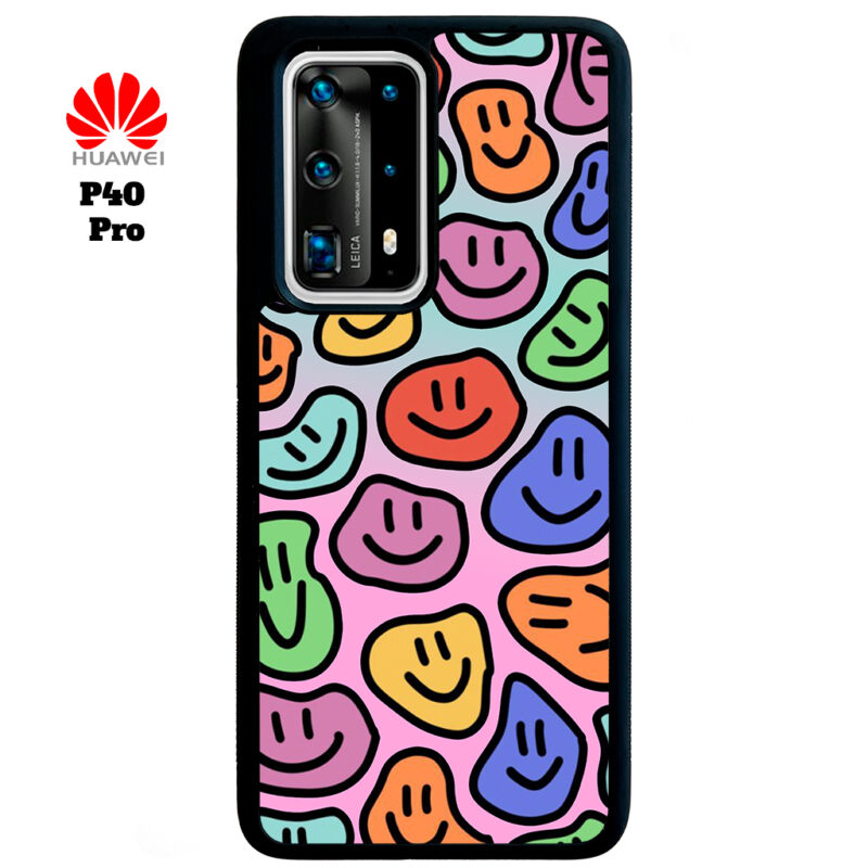 Smily Face Phone Case Huawei P40 Pro Phone Case Cover