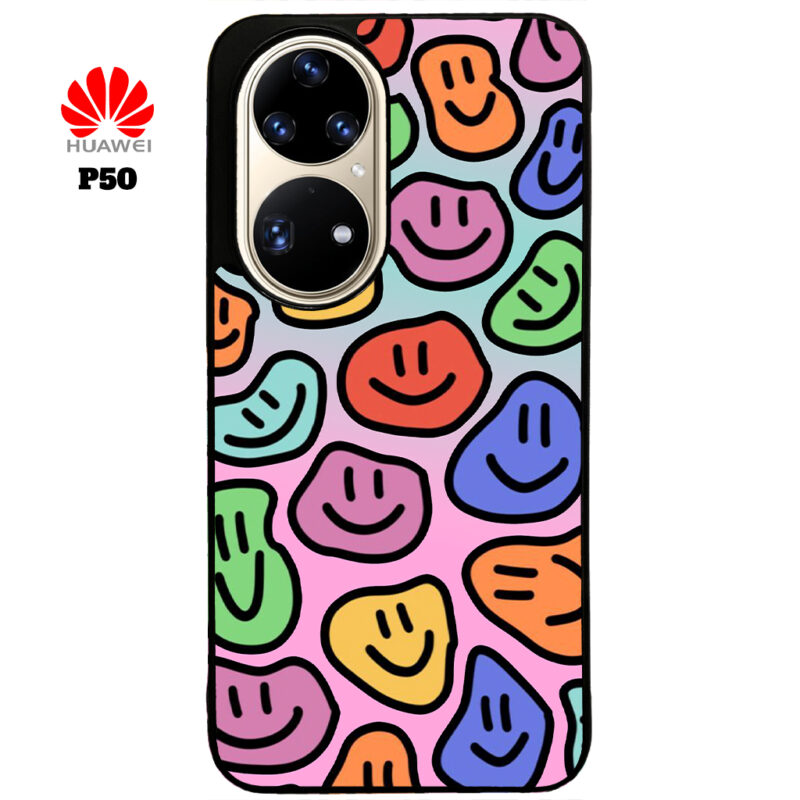 Smily Face Phone Case Huawei P50 Phone Phone Case Cover