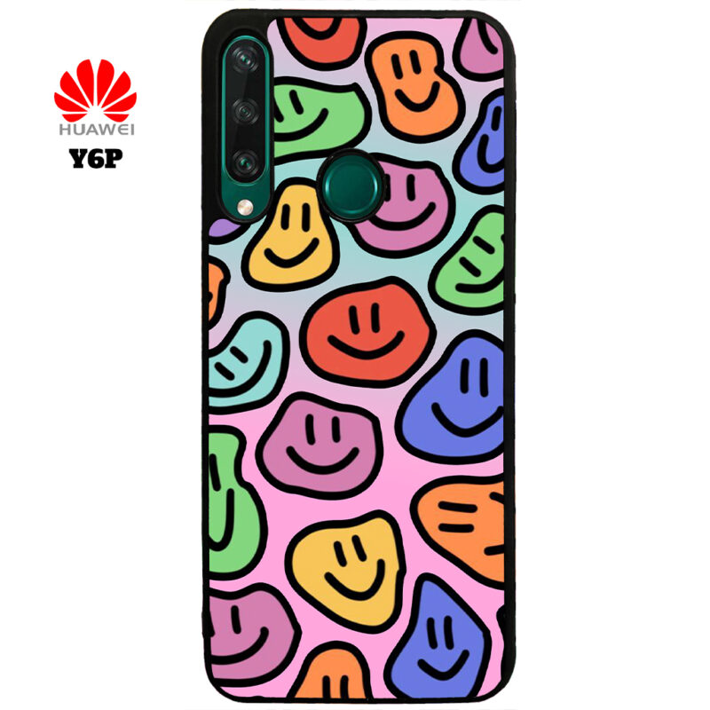 Smily Face Phone Case Huawei Y6P Phone Case Cover
