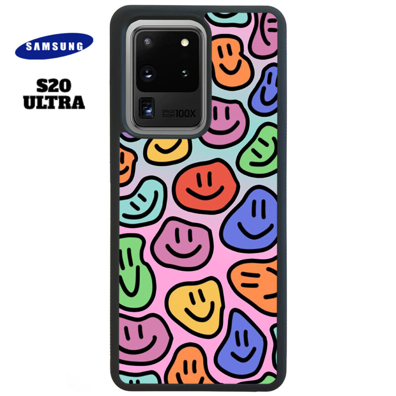 Smily Face Phone Case Samsung Galaxy S20 Ultra Phone Case Cover