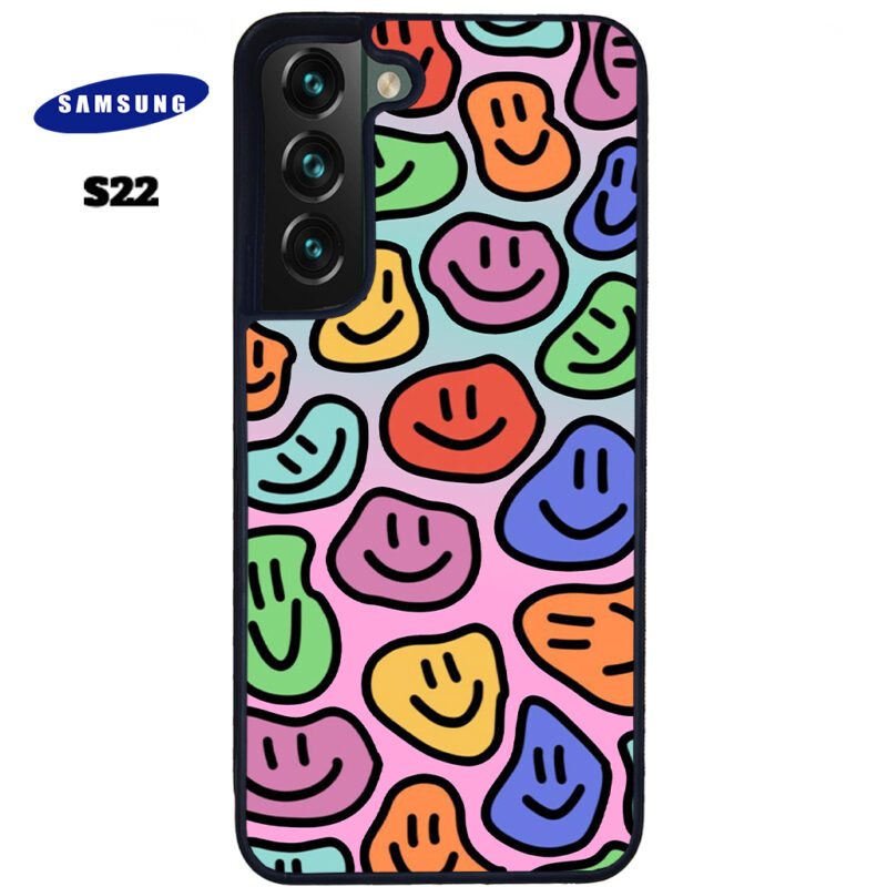 Smily Face Phone Case Samsung Galaxy S22 Phone Case Cover