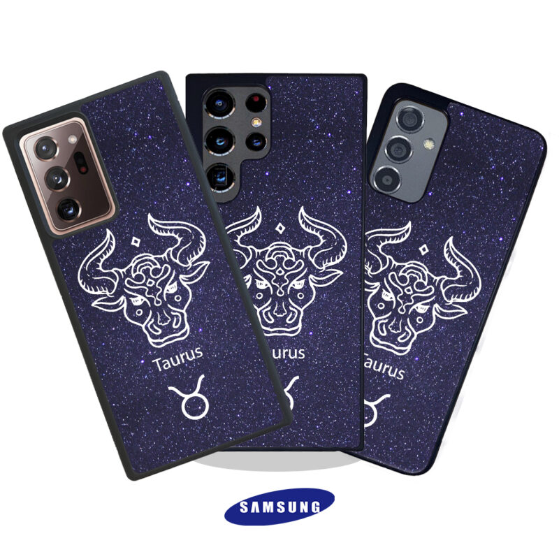 Taurus Zodiac Stars Phone Case Samsung Galaxy Phone Case Cover Product Hero Shot